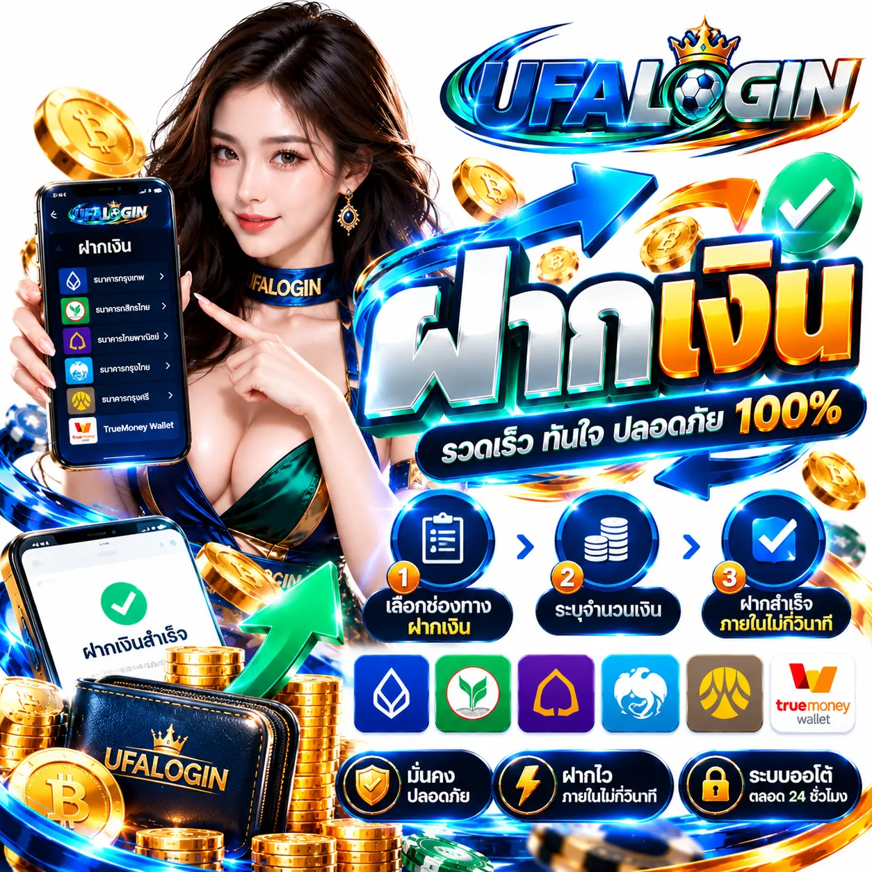 UFA - ฝากเงิน